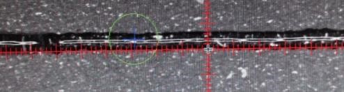 最小線寬0.3mm，穩(wěn)定在0.4-0.5之間。